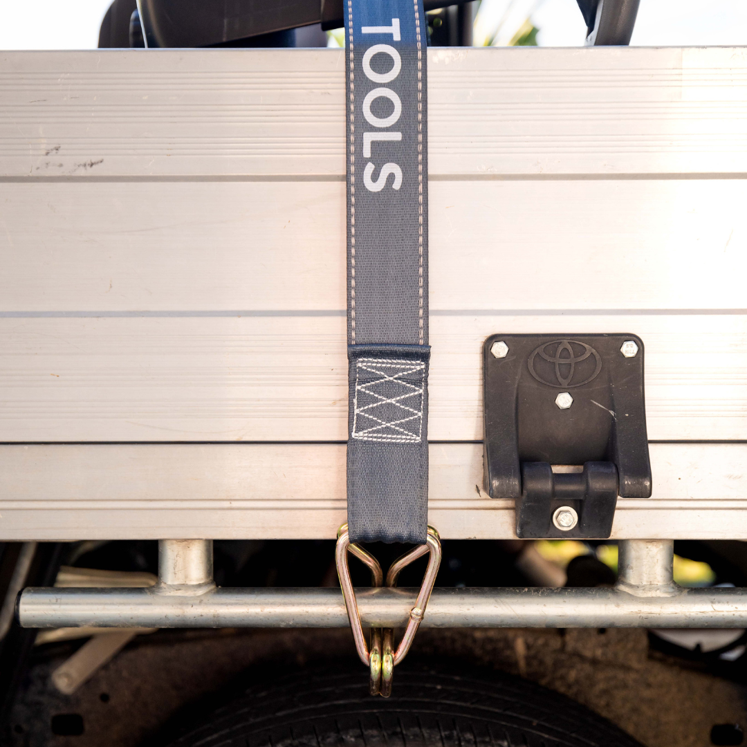 Retractable Ratchet Strap - 4.5m x 50mm (Black)