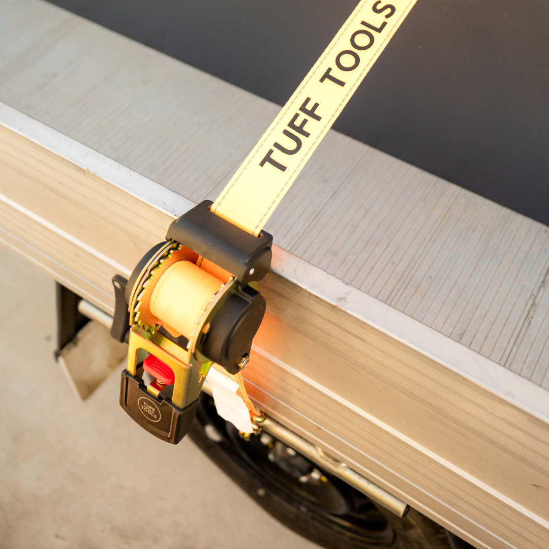 Retractable Ratchet Strap - 4.5m x 50mm (Orange)