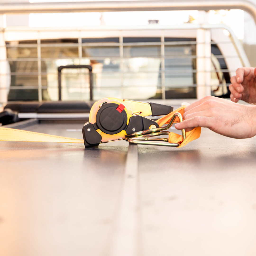 Retractable Ratchet Strap - 4.5m x 50mm (Orange)