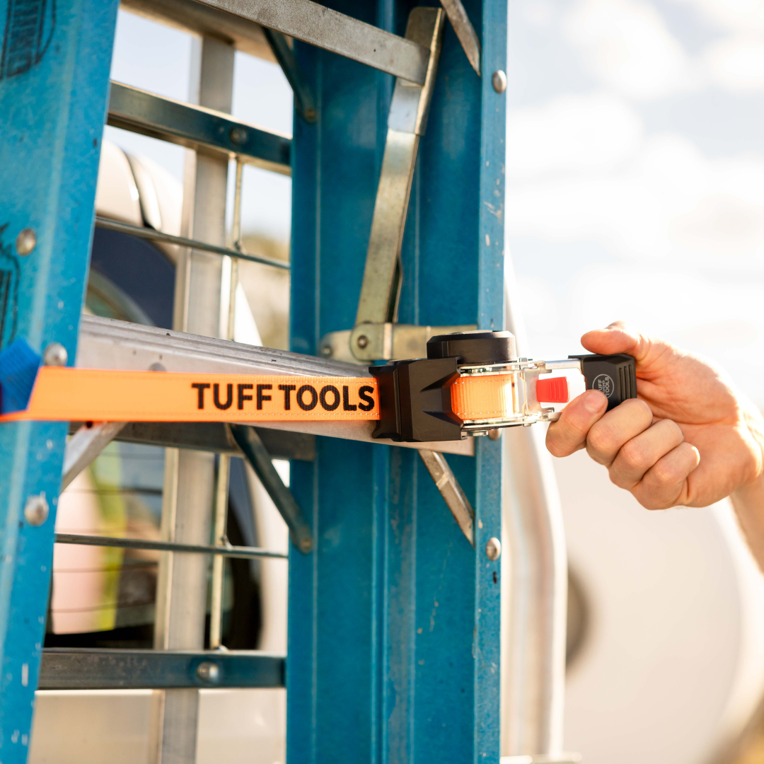 Retractable Ratchet Strap - 1.8m x 25mm (Orange)