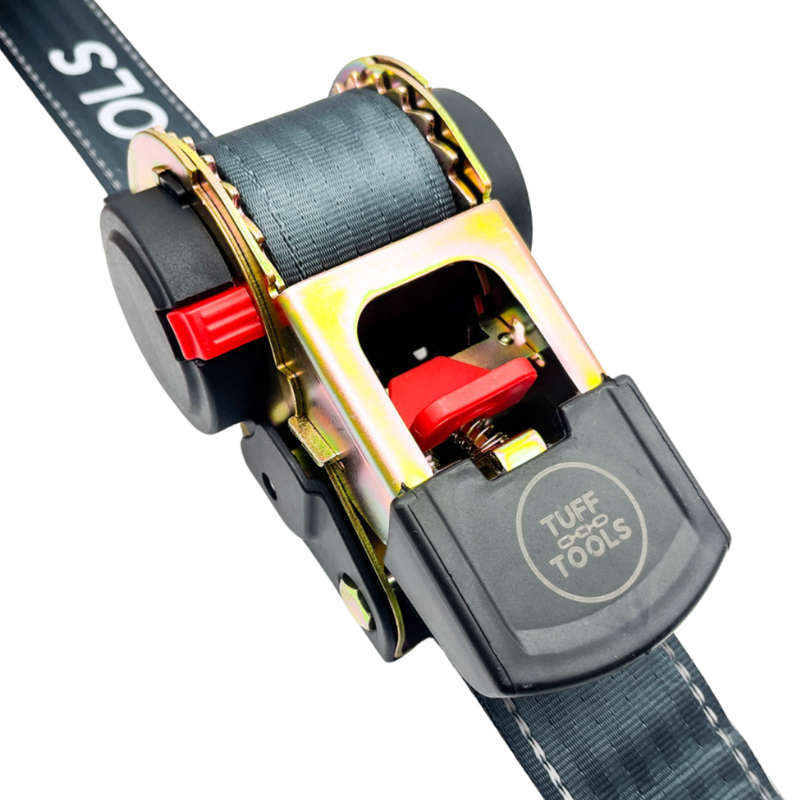 Retractable Ratchet Strap - 4.5m x 50mm (Black)