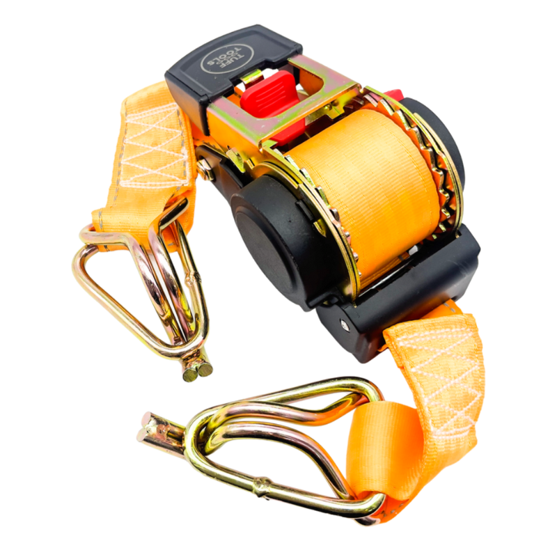 Retractable Ratchet Strap - 4.5m x 50mm (Orange)